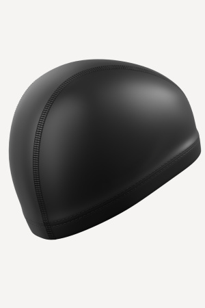 Шапочка для плавания текстильная PUT Coated (Взрослый; one size; черный)